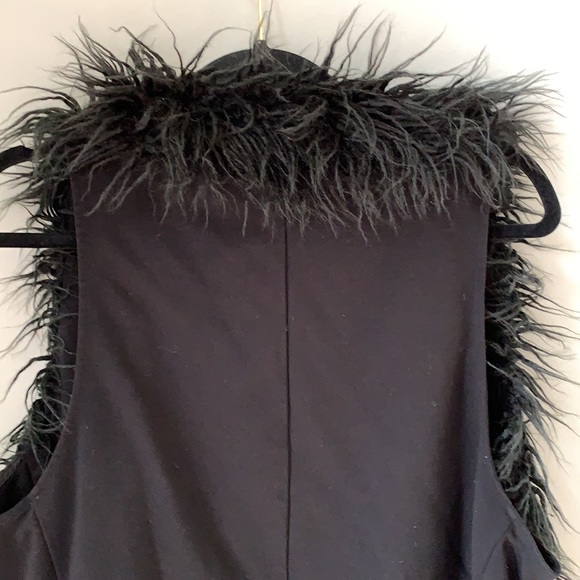 CAbi Black Furry Vest - Picture 4 of 4